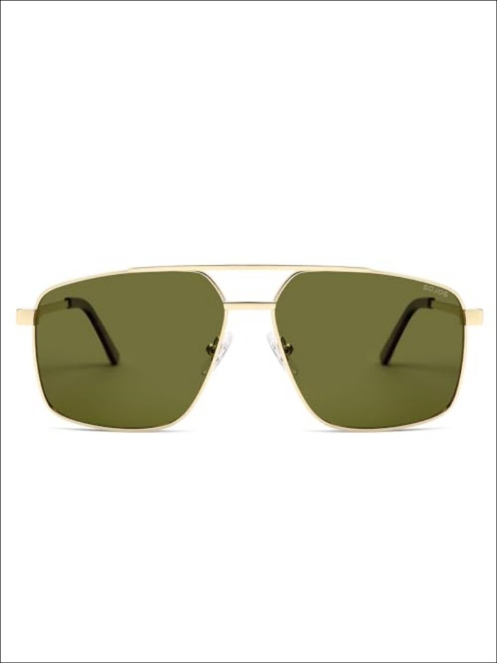 Polarized Square Aviator Sunglasses UV400 TAC Lens Retro 80s 90s Full Frame